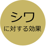 シワに対する効果